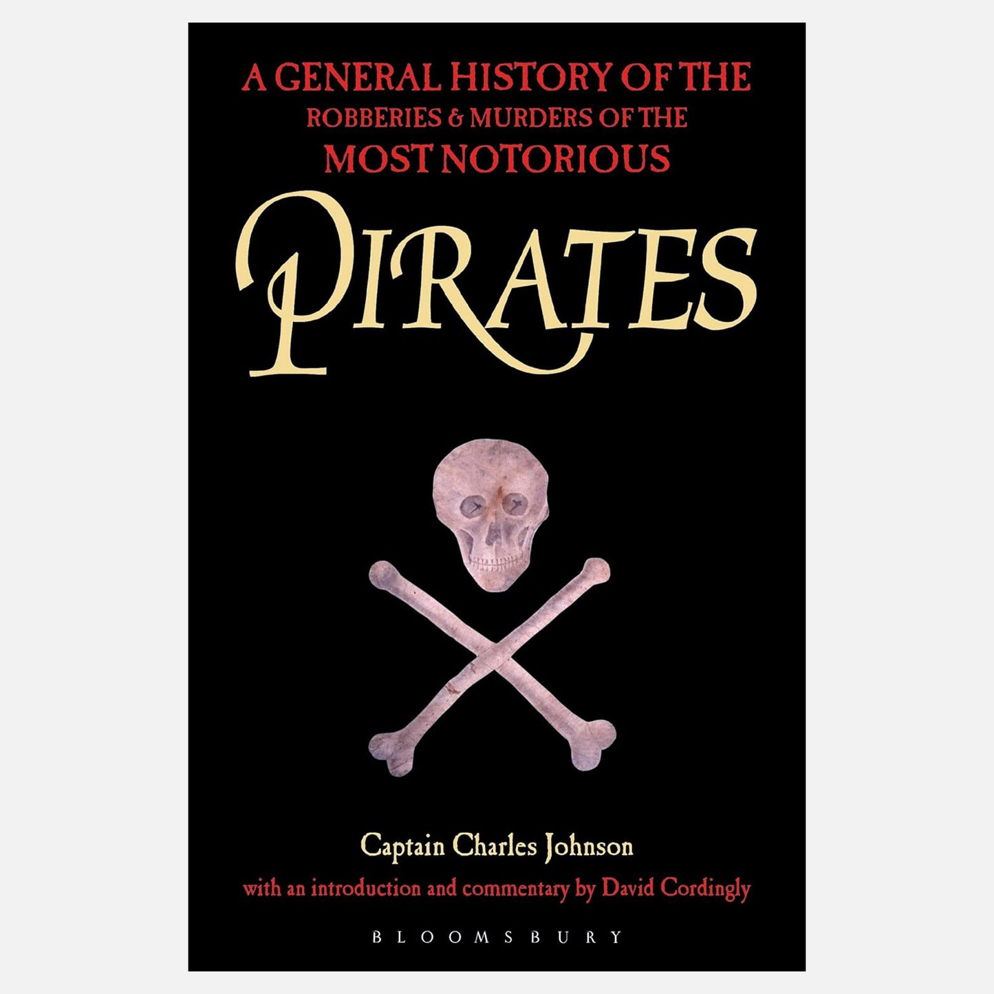 Black cover with pirate skull andcrossbones