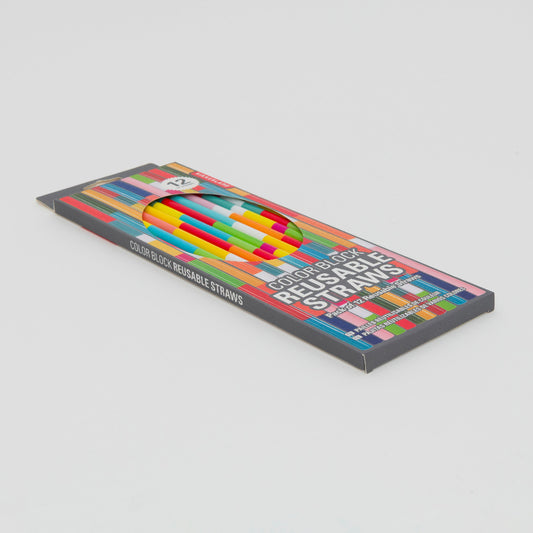 Colourblock Reusable Straws