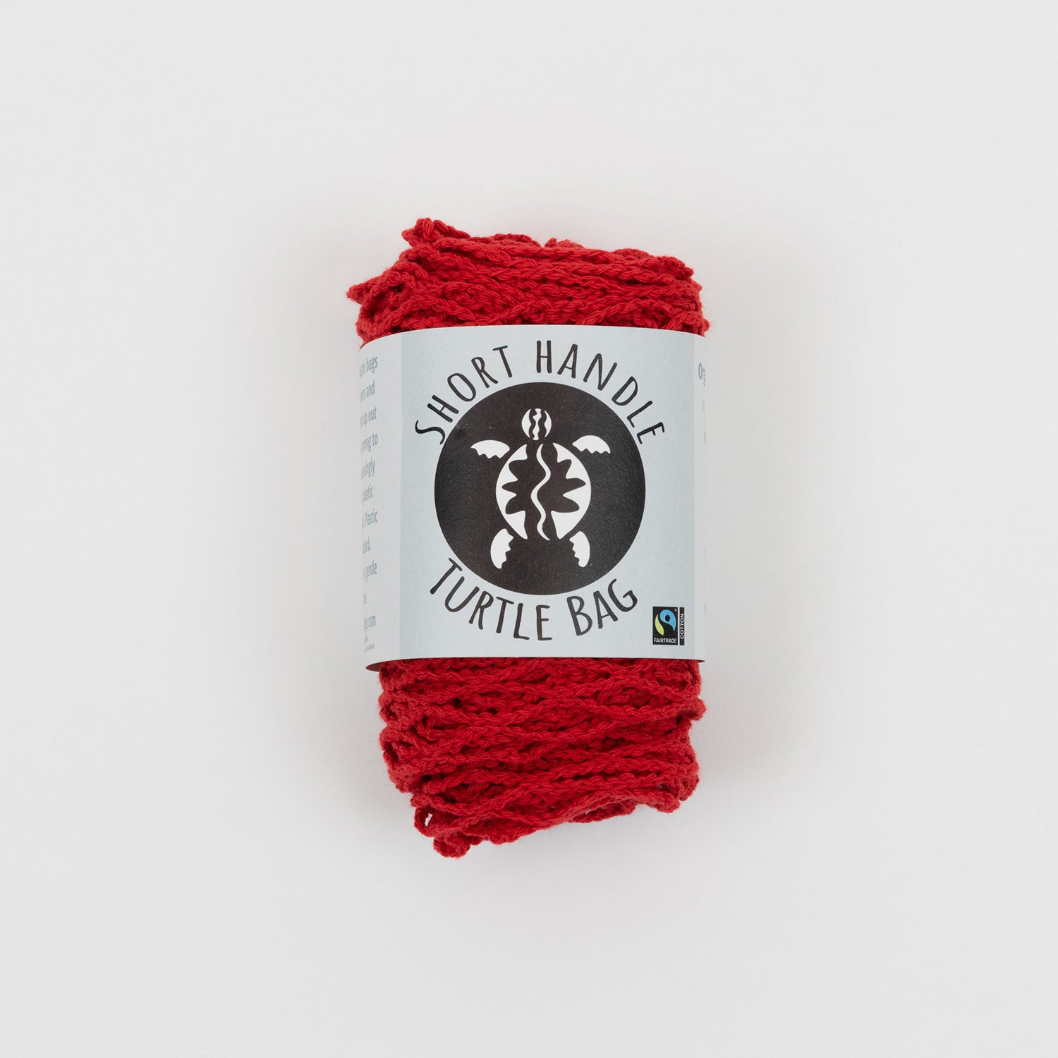 Red string bag in packaging