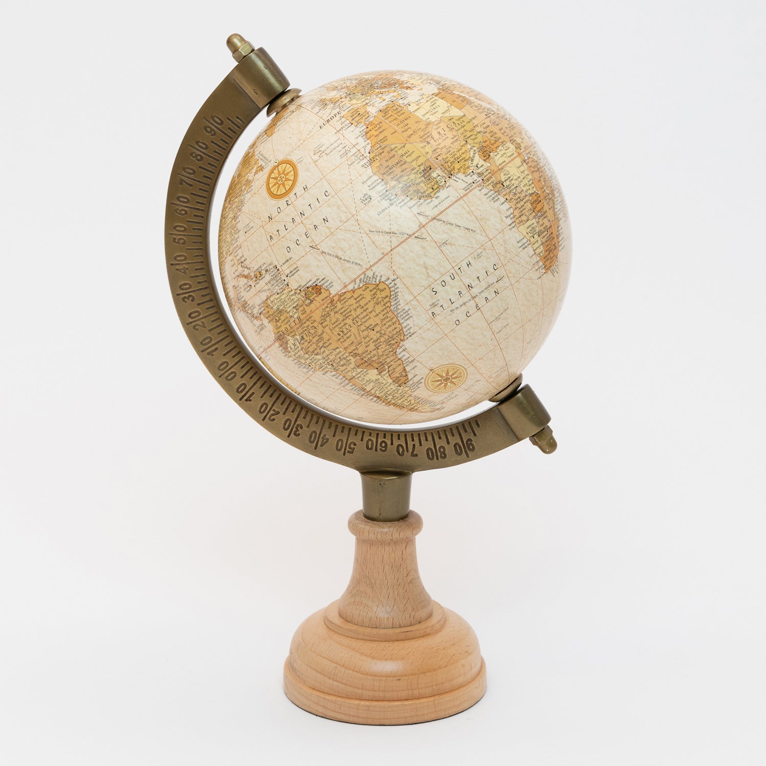 A photo of a Drake's globe pictured on a white background.