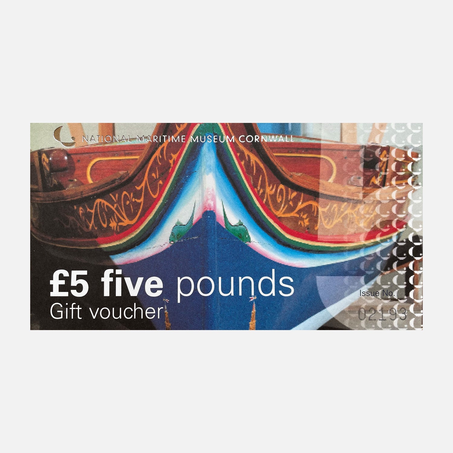 Colourful image of the museums £5 gift voucher