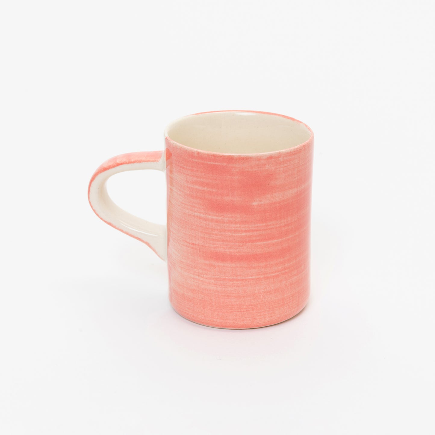 espresso cup with pink wash side shot