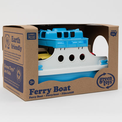 A photo of the Green Toys Ferry Boat With Cars boxed.