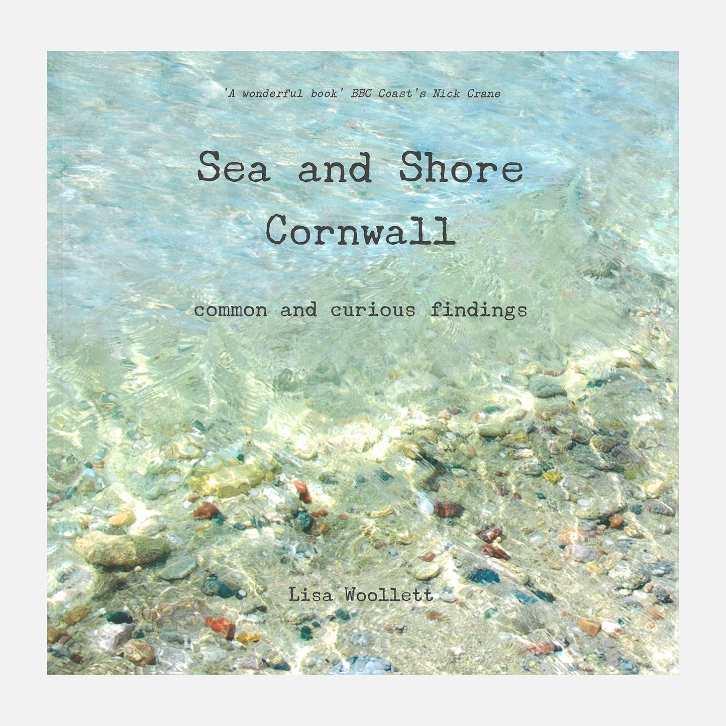Sea and Shore Cornwall common and curious findings cover showing pebbles in the shore line