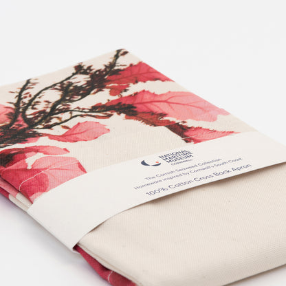 close up of paper packaging for seaweed apron