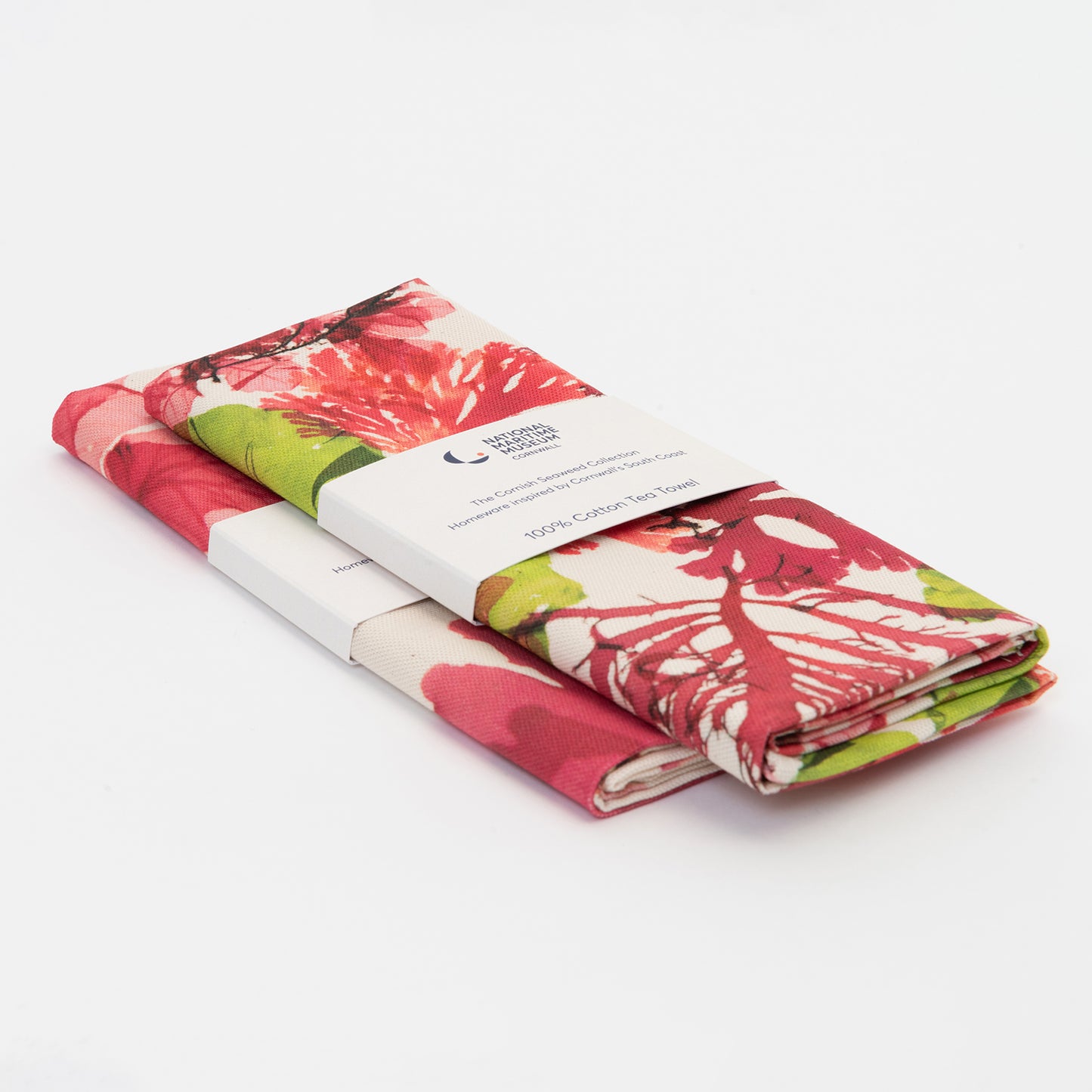 Image showing seaweed design tea towels in packaging