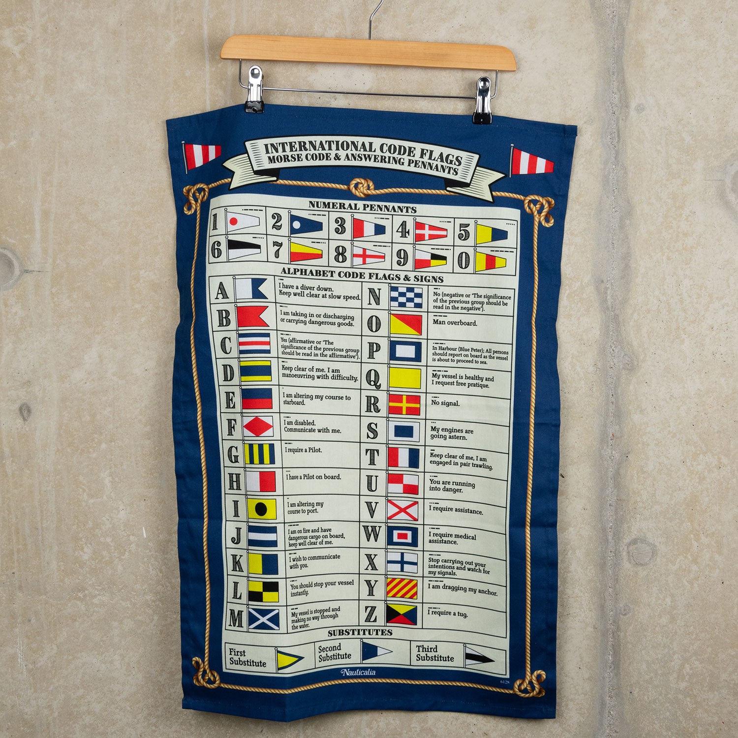 Code Flags Tea Towel – National Maritime Museum Cornwall